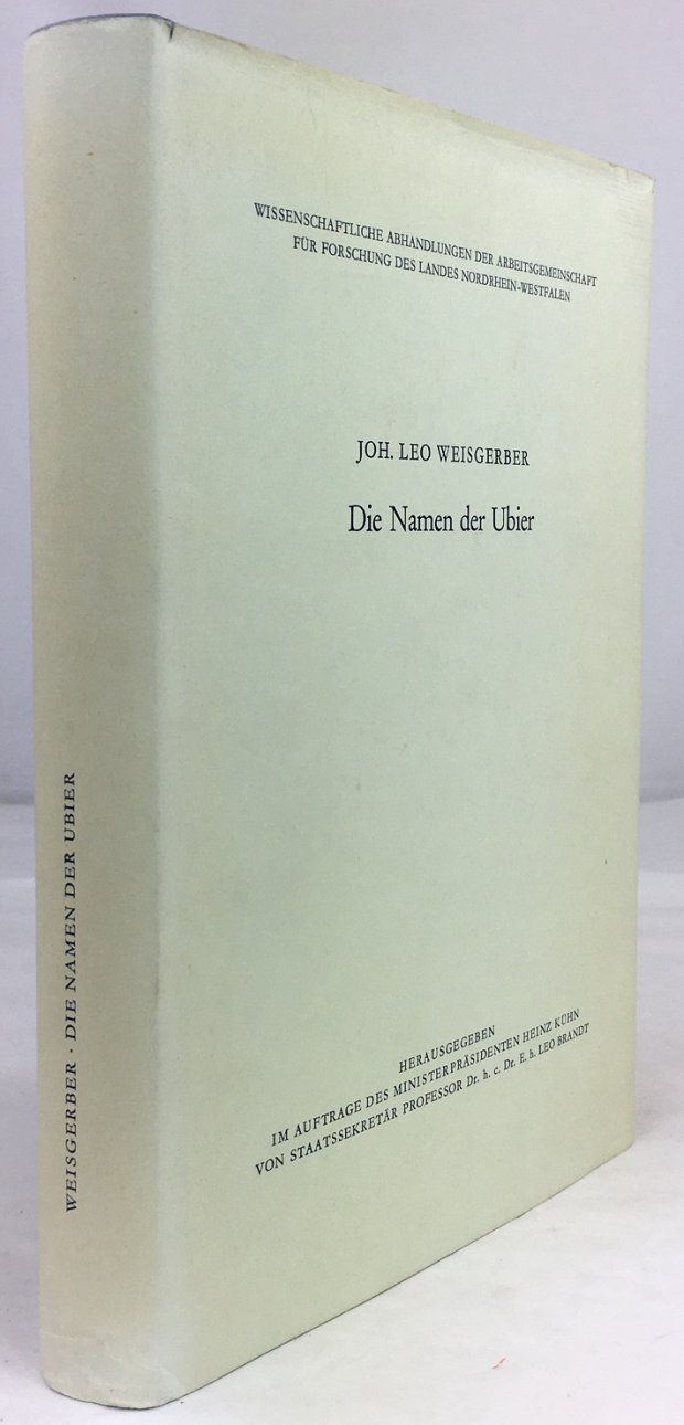 Abbildung von "Die Namen der Ubier."