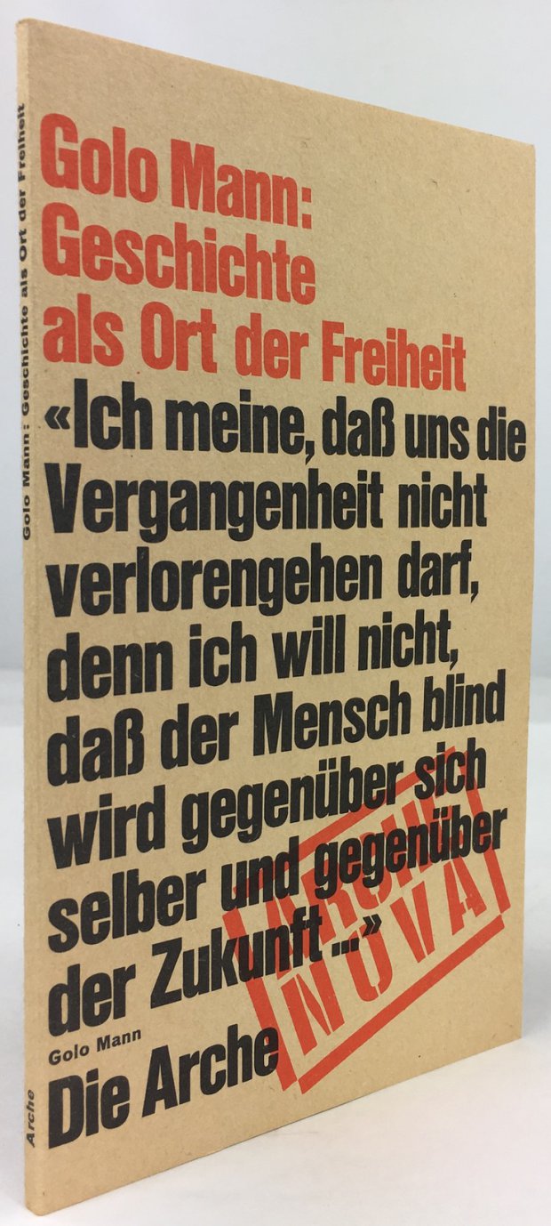 Abbildung von "Geschichte als Ort der Freiheit. Ein Gespräch (mit Adelbert Reif)."