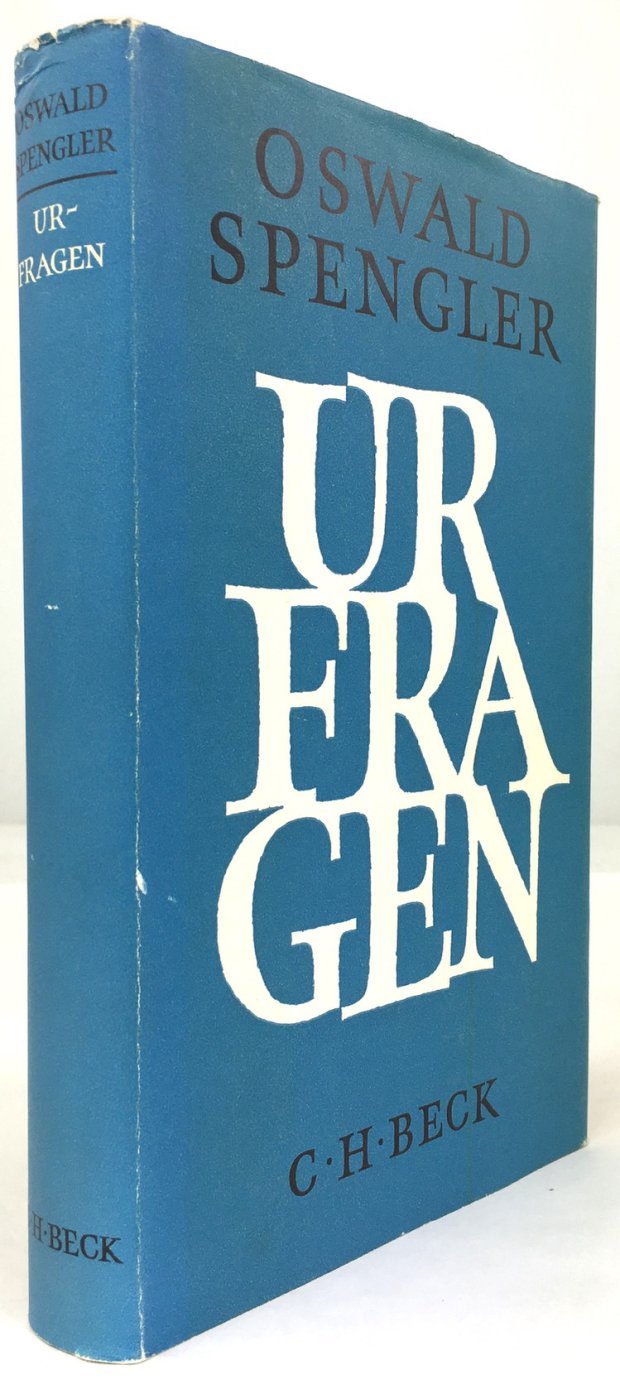 Abbildung von "Urfragen. Fragmente aus dem Nachlass. Unter Mitwirkung von Manfred Schröter herausgegeben von Anton Mirko Koktanek."