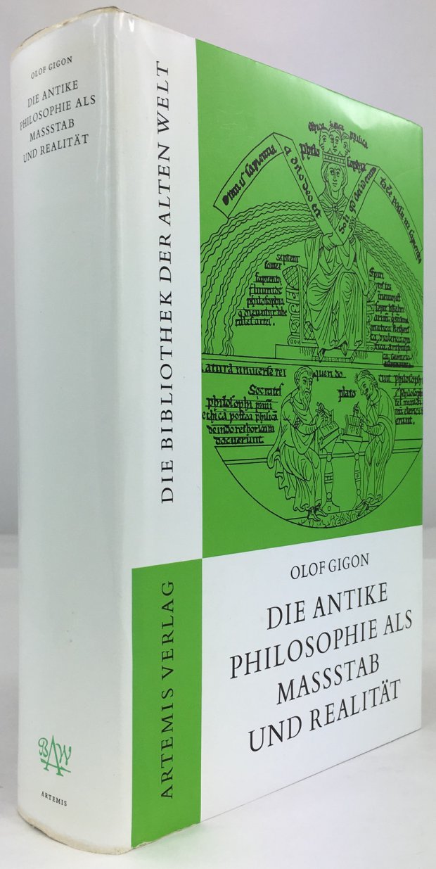 Abbildung von "Die antike Philosophie als Massstab und Realität. Zum 65. Geburtstag von Olof Gigon (28. Januar 1977) herausgegeben von Laila Straume-Zimmermann."