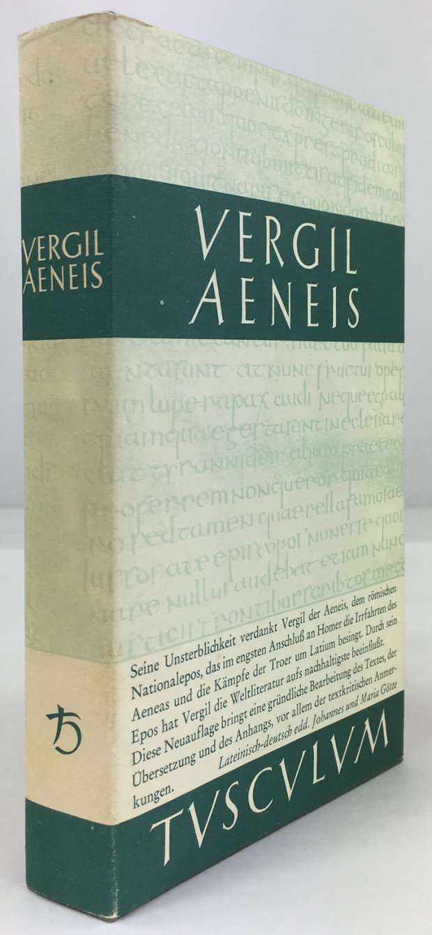 Abbildung von "Aeneis. Lateinisch - Deutsch. In Zusammenarbeit mit Maria Götte herausgegeben und übersetzt von Johannes Götte..."