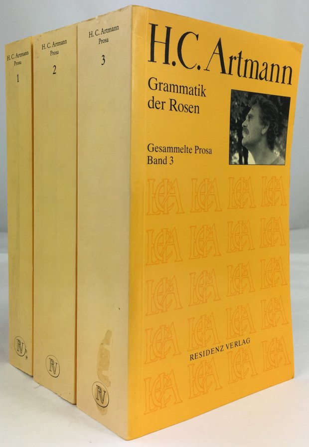 Abbildung von "Grammatik der Rosen.Gesammelte Prosa. Herausgegeben von Klaus Reichert. (3 Bände, komplett)."