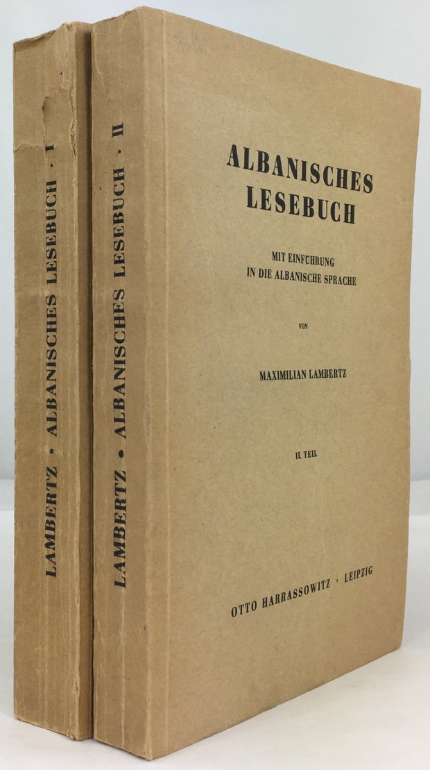 Abbildung von "Albanisches Lesebuch. Mit Einführung in die albanische Sprache. (In 2 Bänden,..."