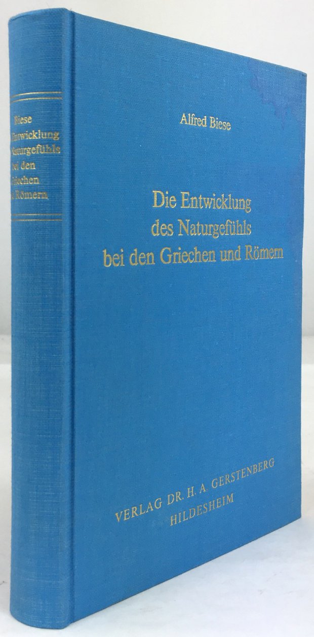 Abbildung von "Die Entwicklung des Naturgefühls bei den Griechen und Römern. (2 Teile in einem Band)."