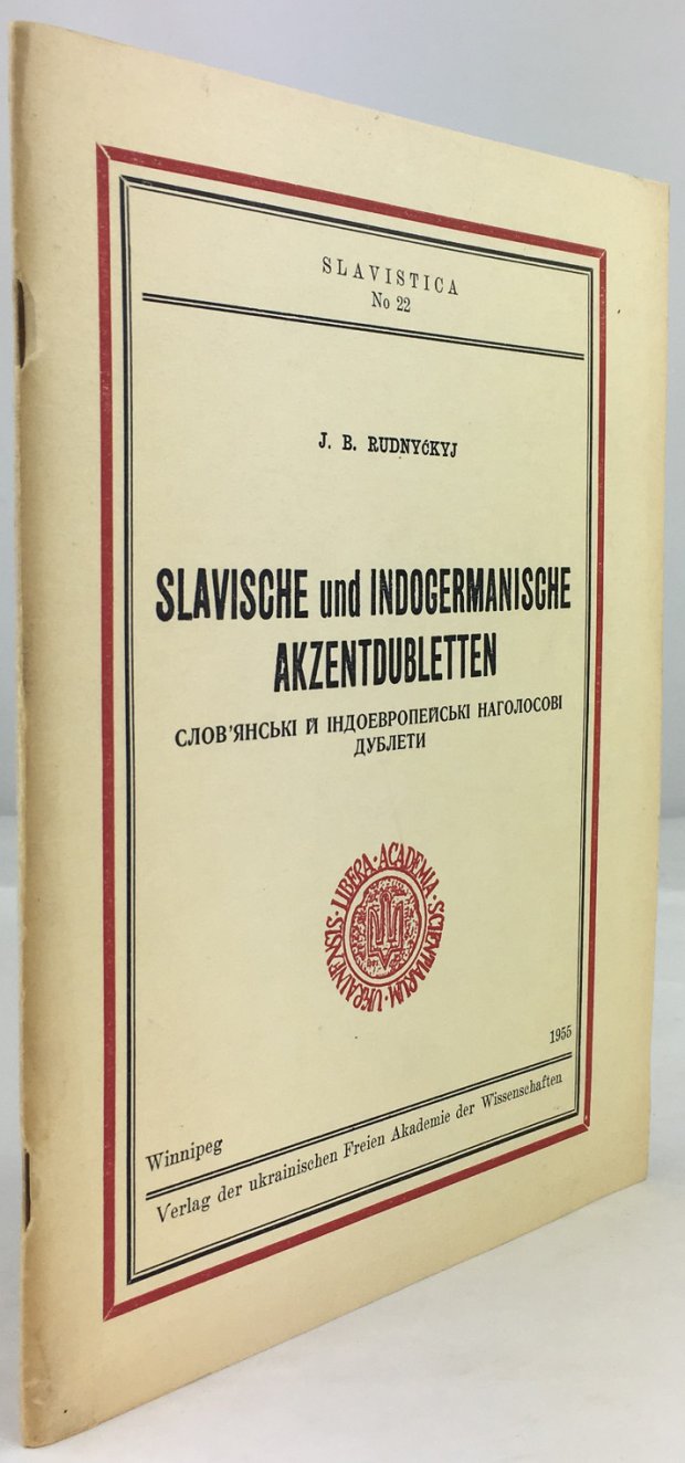 Abbildung von "Slavische und Indogermanische Akzentdubletten. Zweite Ausgabe."