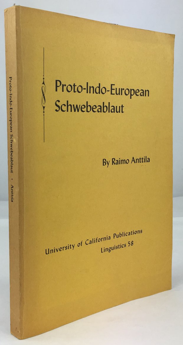 Abbildung von "Proto-Indo-European Schwebeablaut. (Beiliegt: Eine Rezension des Bandes von J. Schindler,..."