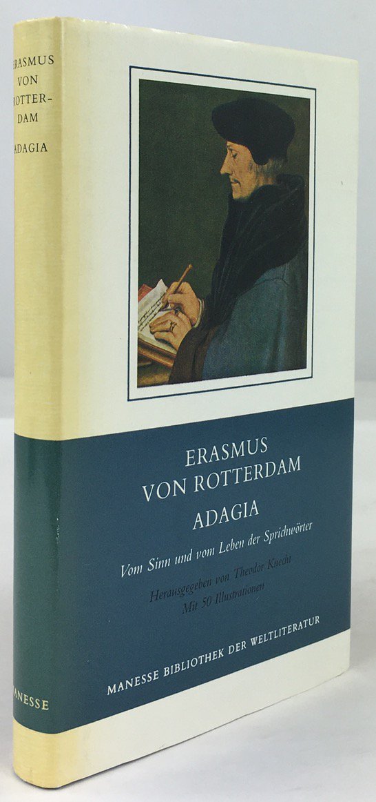 Abbildung von "Adagia. Vom Sinn und vom Leben der Sprichwörter. ausgewählt, übersetzt und erläutert von Theodor Knecht..."