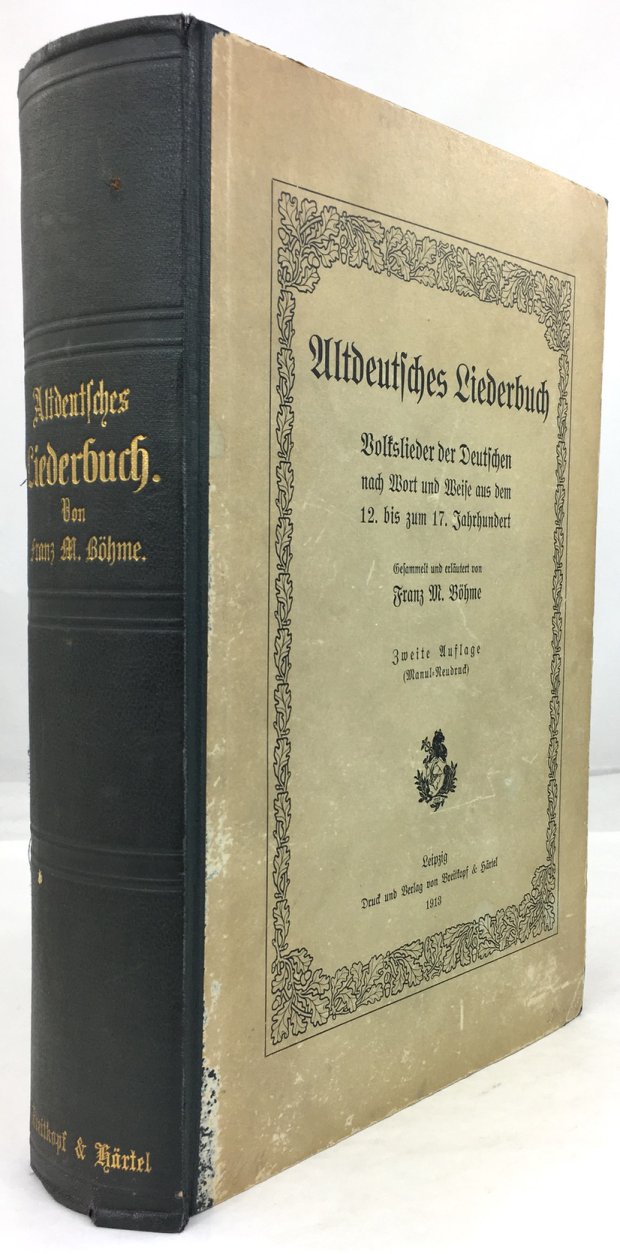 Abbildung von "Altdeutsches Liederbuch. Volkslieder der Deutschen nach Wort und Weise aus dem 12. bis zum 17. Jahrhundert..."