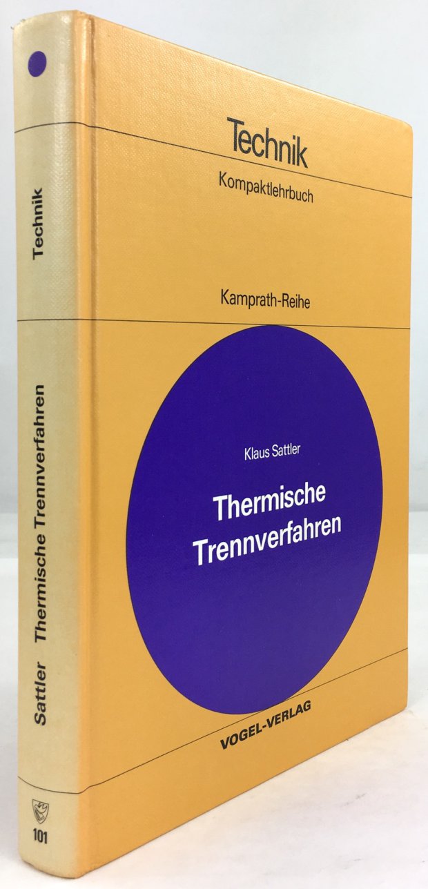 Abbildung von "Thermische Trennverfahren. Physikalisch-chemische Grundlagen verfahrenstechnische Auslegung Trennapparate. 1. Auflage."