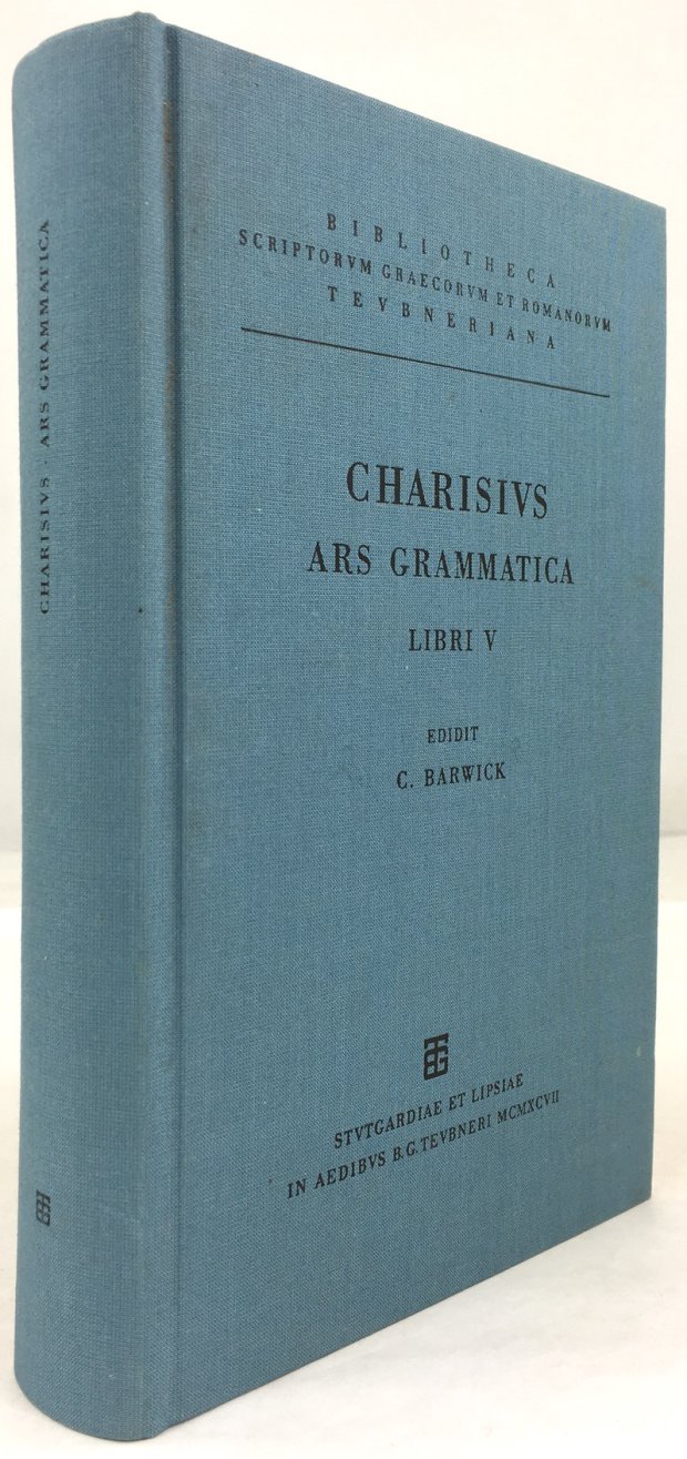 Abbildung von "[Ars grammatica, libri V] Flavii Sosipatri Charisii artis grammaticae libri V. Ed..."