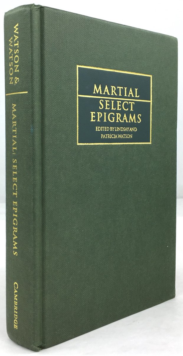 Abbildung von "Select Epigrams. Edited by Lindsay and Patricia Watson. (Lat.-engl.)."