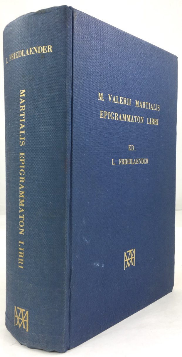 Abbildung von "M. Valerii Martialis Epigrammaton Libri. Mit erklärenden Anmerkungen von Ludwig Friedlaender..."