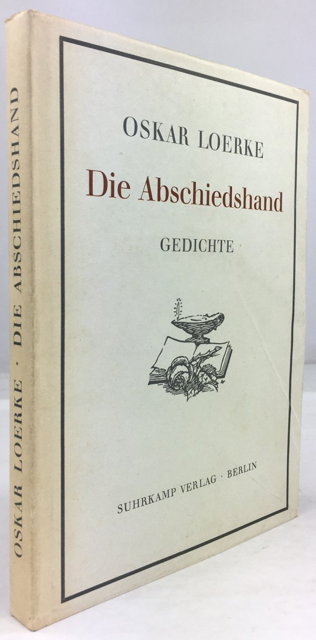 Abbildung von "Die Abschiedshand. Letzte Gedichte. Nachwort von Hermann Kasack."