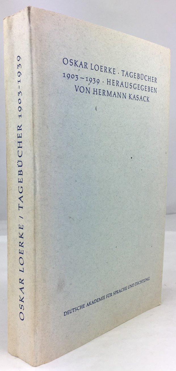 Abbildung von "Tagebücher 1903 - 1939. Herausgegeben von Hermann Kasack."