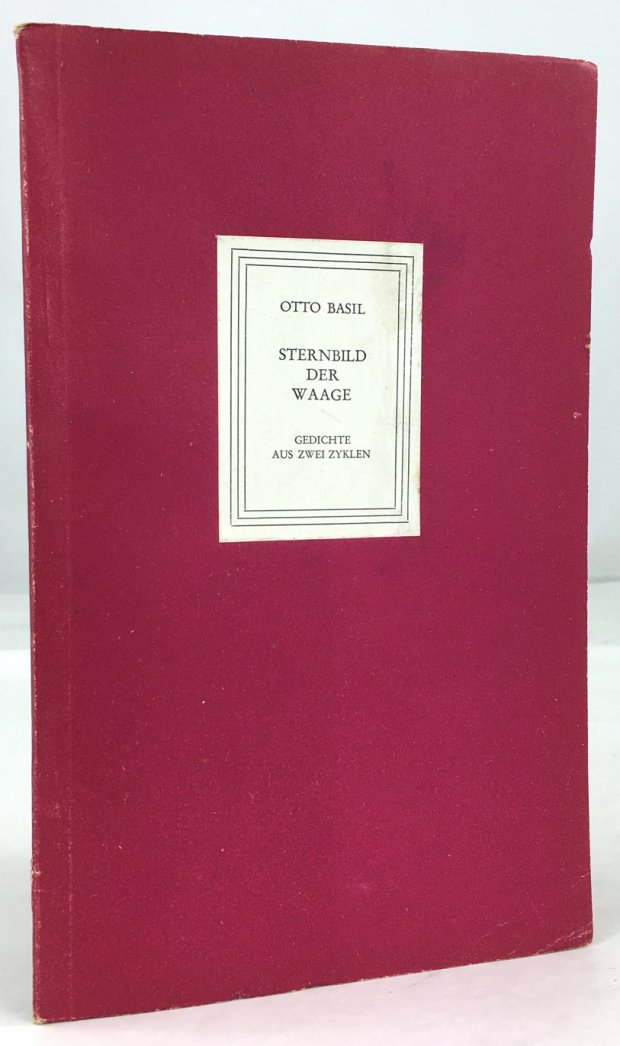 Abbildung von "Sternbild der Waage. Gedichte aus zwei Zyklen."