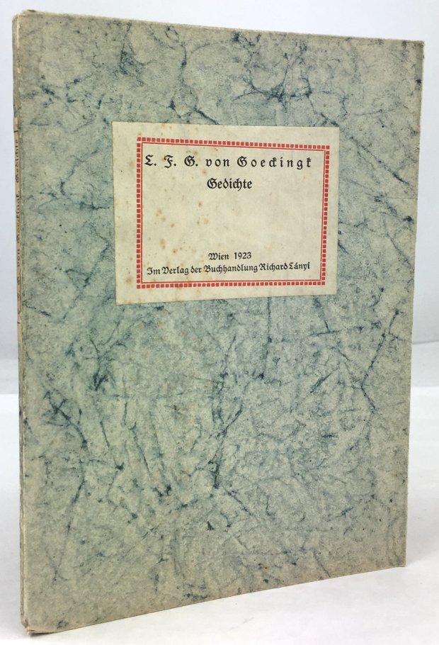 Abbildung von "Gedichte. Herausgegeben von Viktor Stadler. Vorwort von Fritz Brügel."