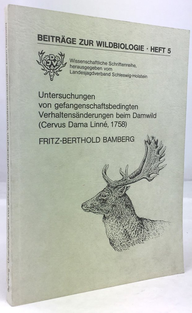 Abbildung von "Untersuchungen von gefangenschaftsbedingten Verhaltensänderungen beim Damwild (Cervus Dama Linné, 1758)..."