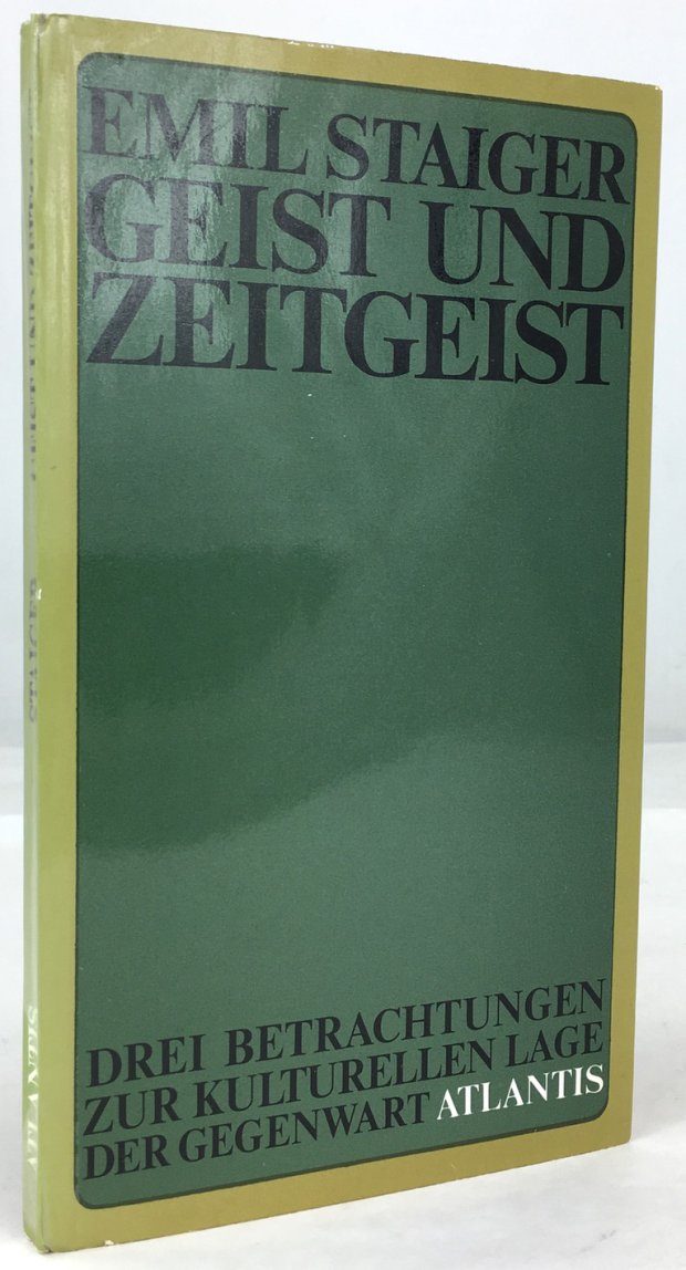 Abbildung von "Geist und Zeitgeist. Drei Betrachtungen zur kulturellen Lage der Gegenwart..."