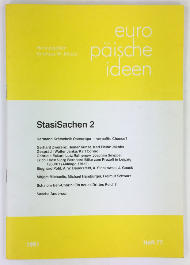 Abbildung von "StasiSachen 2. "