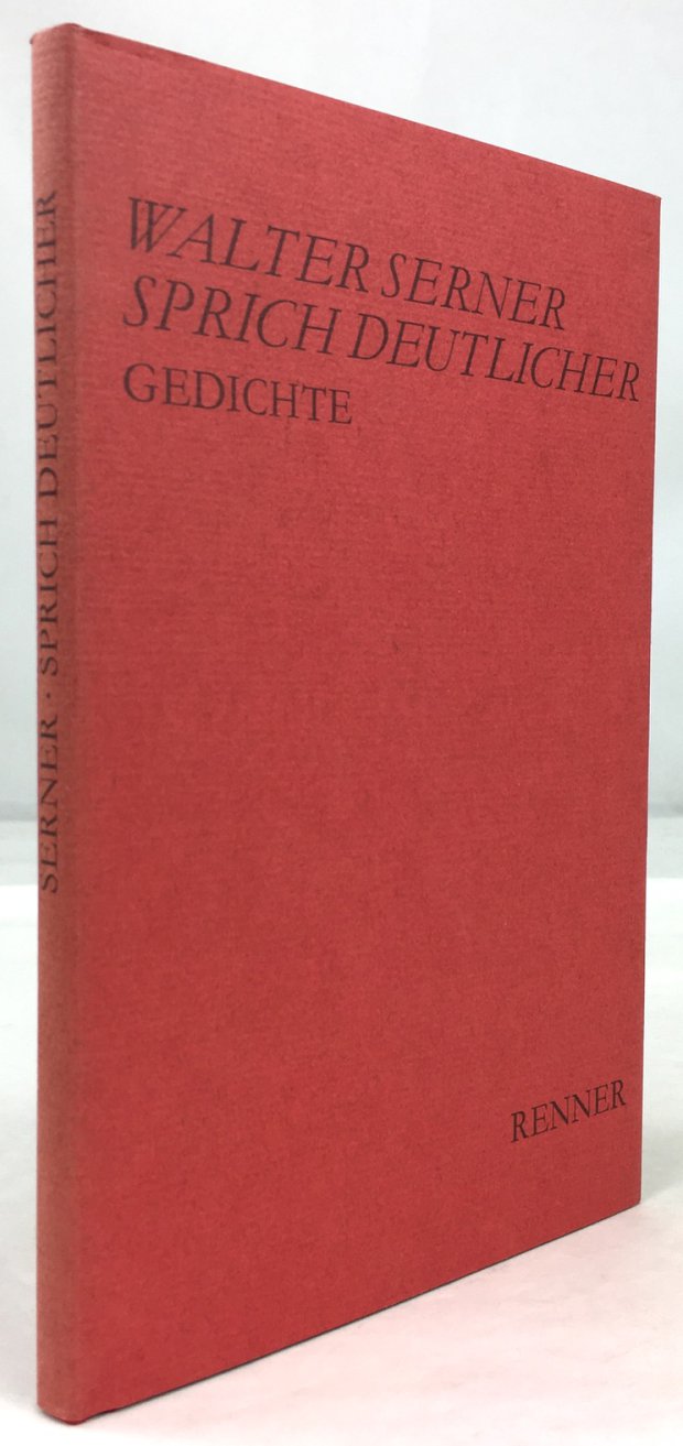 Abbildung von "Sprich deutlicher. Gedichte."