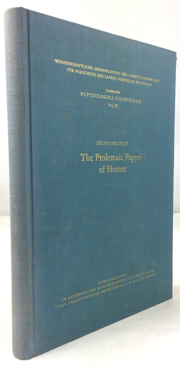 Abbildung von "The Ptolemaic Papyri of Homer."