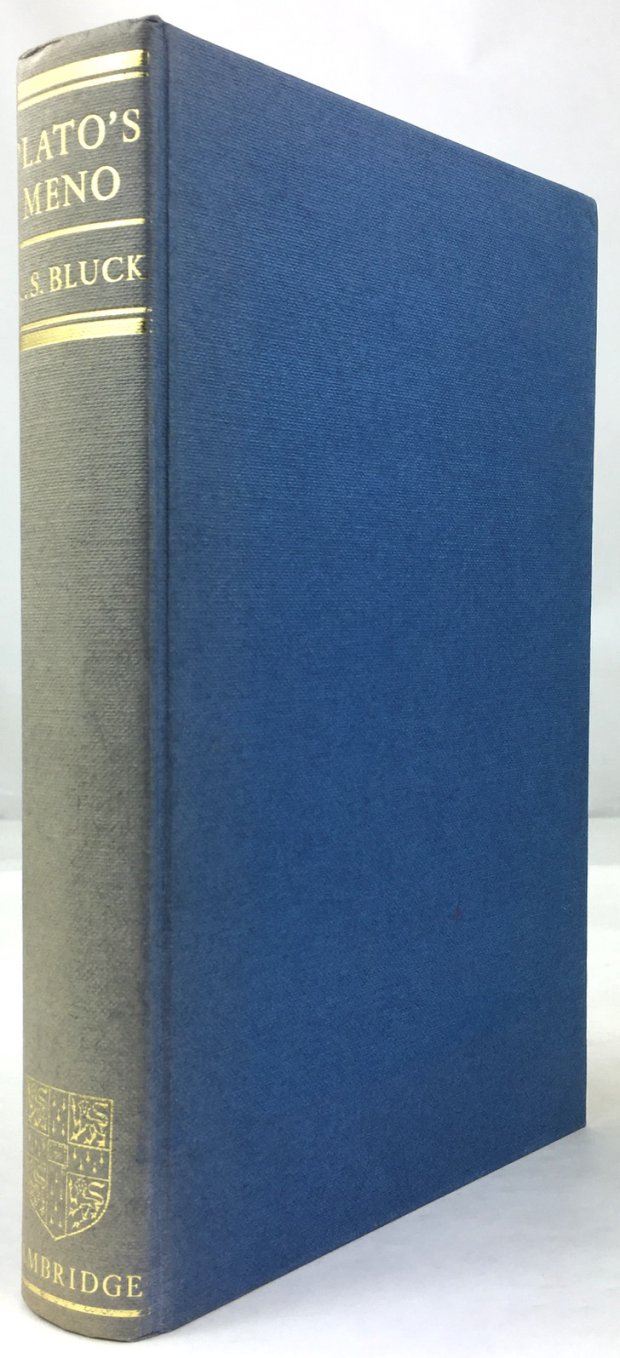 Abbildung von "Plato's Meno. Edited with Introduction and Commentary by R. S. Bluck."