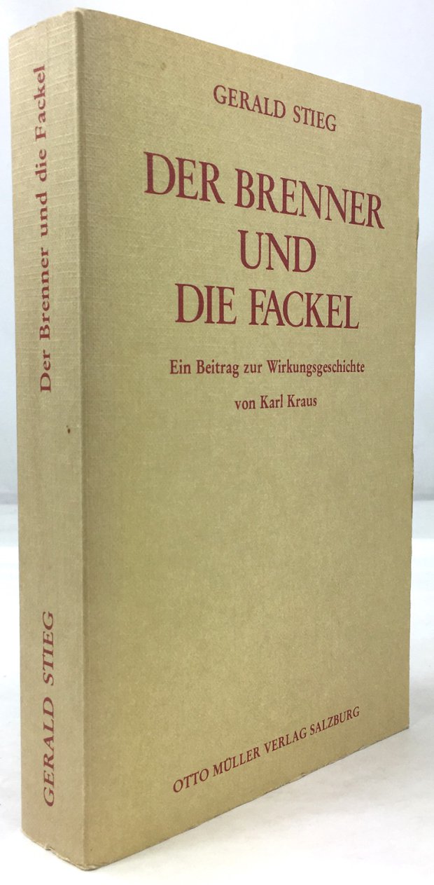 Abbildung von "Der Brenner und die Fackel. Ein Beitrag zur Wirkungsgeschichte von Karl Kraus."