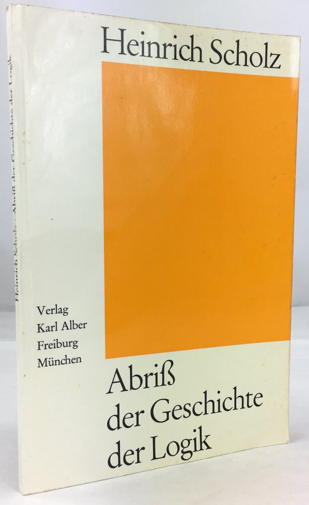 Abbildung von "Abriss der Geschichte der Logik. Dritte, unveränderte Auflage."