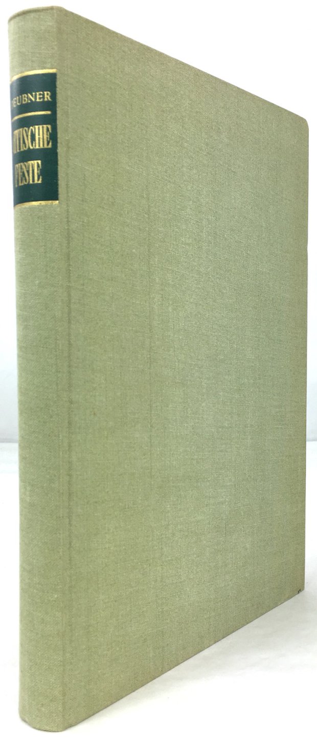 Abbildung von "Attische Feste. Mit 40 Tafeln. 3. unveränderte Auflage."