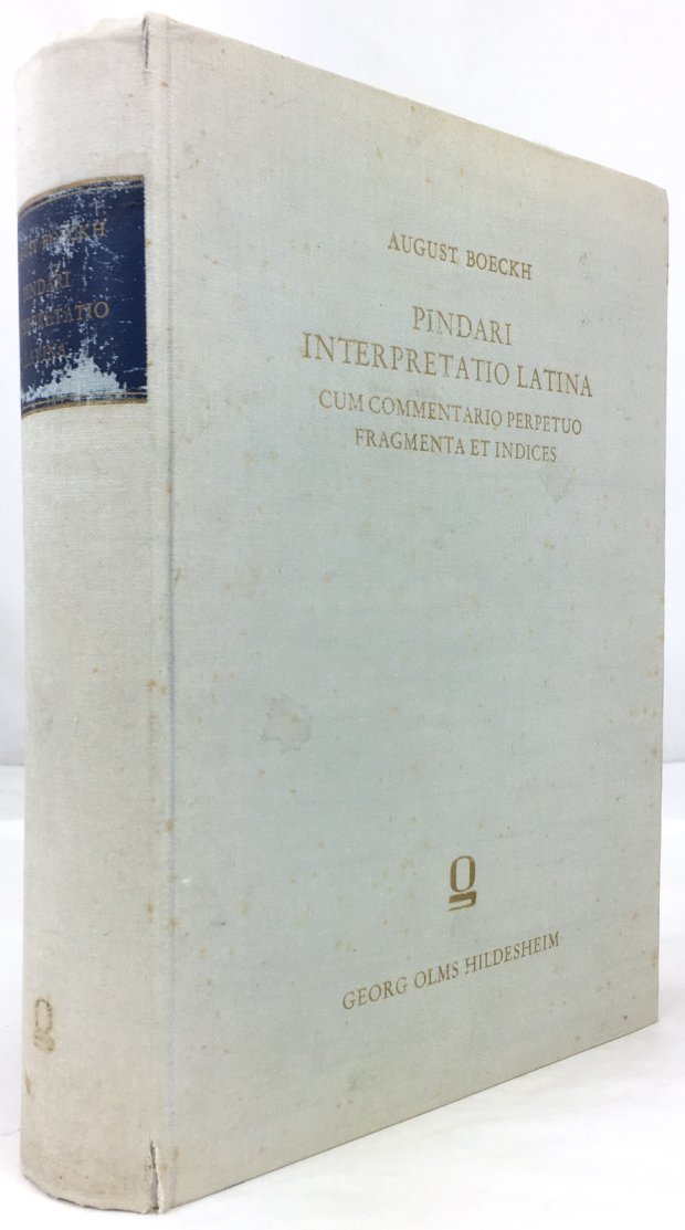 Abbildung von "Pindari epiniciorum interpretatio latina: cum commentario perpetuo, fragmenta et indices..."