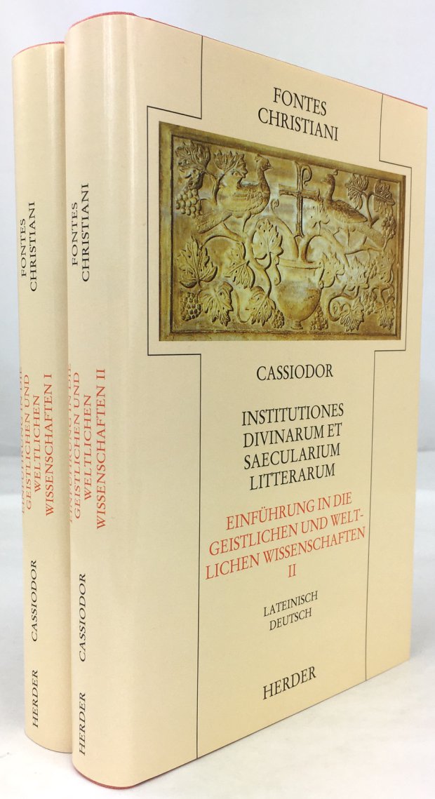 Abbildung von "Institutiones divinarum et saecularium litterarum. / Einführung in die geistlichen und weltlichen Wissenschaften..."