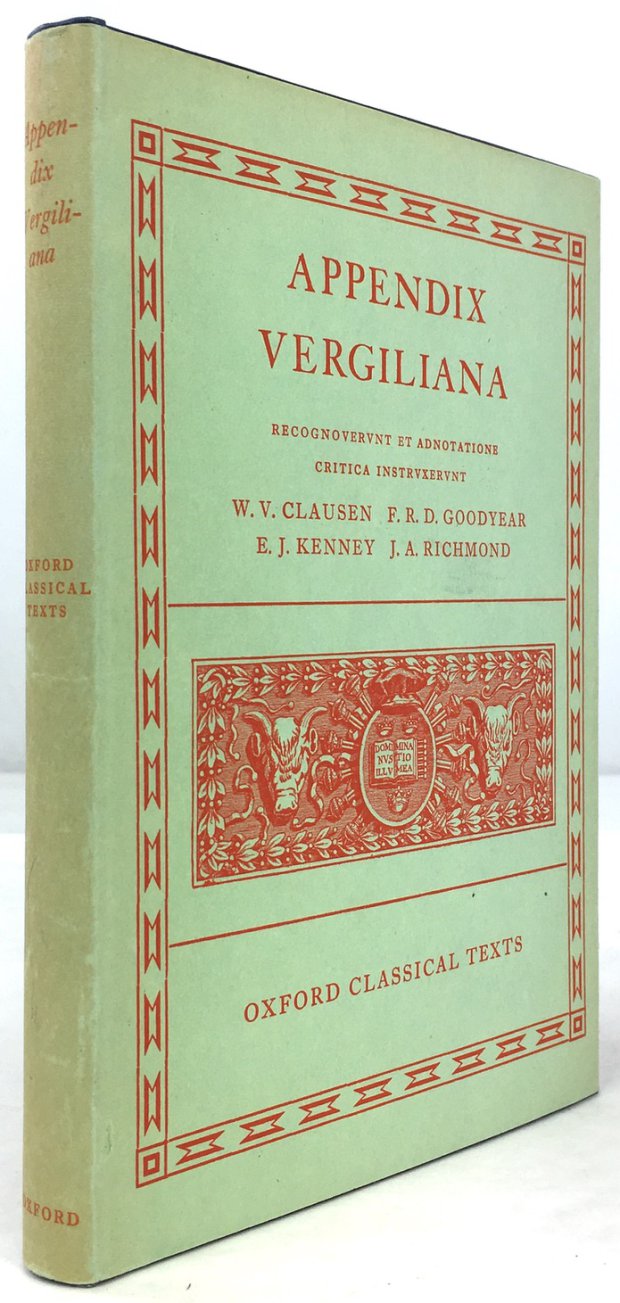Abbildung von "Appendix Vergiliana. Recognoverunt et adnotatione critica instruxerunt W. V. Clausen; F.R.D..."