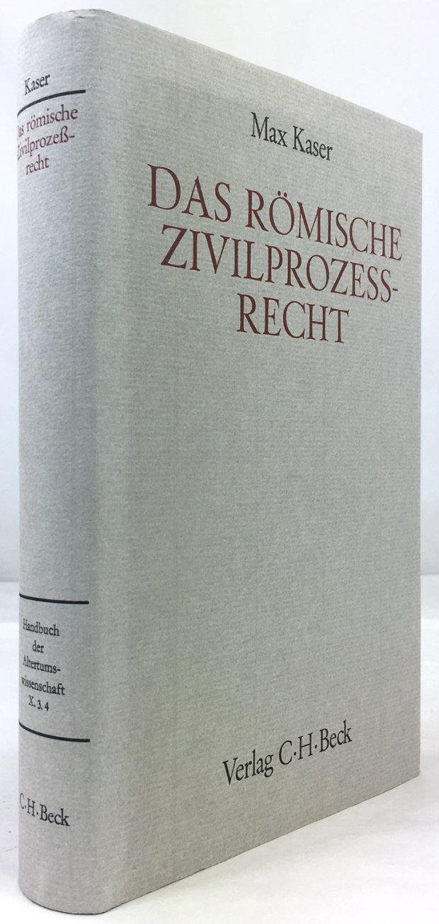 Abbildung von "Das römische Zivilprozessrecht. (= Rechtsgeschichte des Altertums im Rahmen des Handbuchs der Altertumswissenschaft,..."