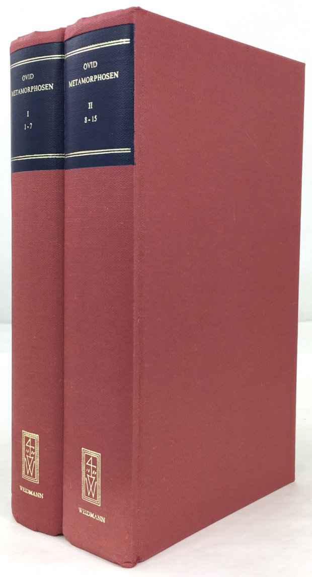 Abbildung von "Metamorphosen. Erklärt von Moritz Haupt. Unveränderte Neuausgabe der Auflage von Rudolf Ehwald,..."