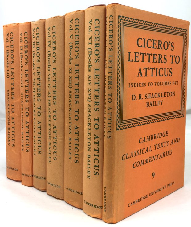 Abbildung von "Cicero's Letters to Atticus. (7 volumes, complete). Vol. I: 68-59 B. C.,..."