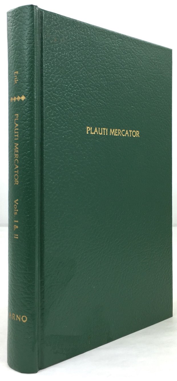 Abbildung von "Plauti Mercator. Cum prolegomenis, notis criticis, commentario exegetico edidit P. J. Enk Pars Prior + Pars Altera (Volumes I+II,..."