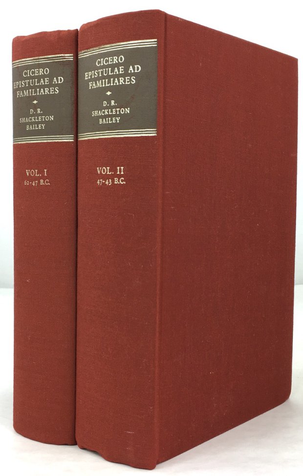 Abbildung von "Epistulae ad Familiares. Edited by D. R. Shakleton Bailey. (2 volumes,..."