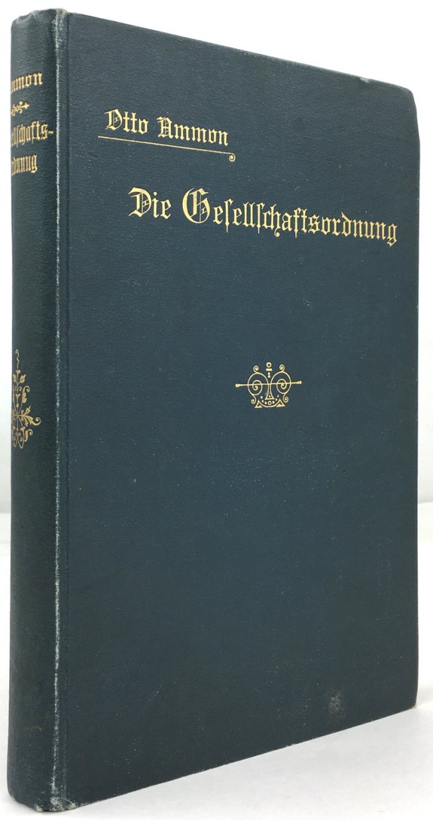 Abbildung von "Die Gesellschaftsordnung und ihre Grundlagen. Entwurf einer Sozial-Anthropologie zum Gebrauch für alle Gebildeten,..."