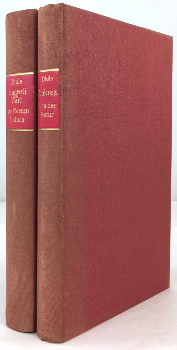 Abbildung von "De Rerum Natura. Lateinisch und Deutsch von Hermann Diels. (In 2 Bänden,..."
