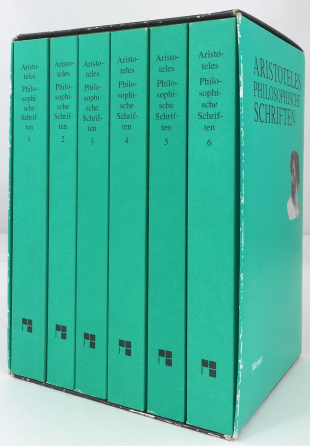 Abbildung von "Philosophische Schriften in sechs Bänden. Bd. 1: Einleitung in die Kategorien (Porphyrius); Kategorien; Lehre vom Satz; Lehre vom Schluss oder erste Analytik; Lehre vom Beweis oder zweite Analytik..."