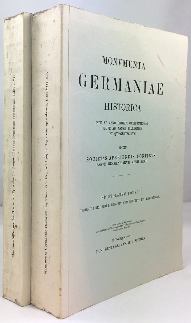 Abbildung von "Gregorii I papae Registrum epistolarum. Libri I-VII / Libri VIII-XIV..."