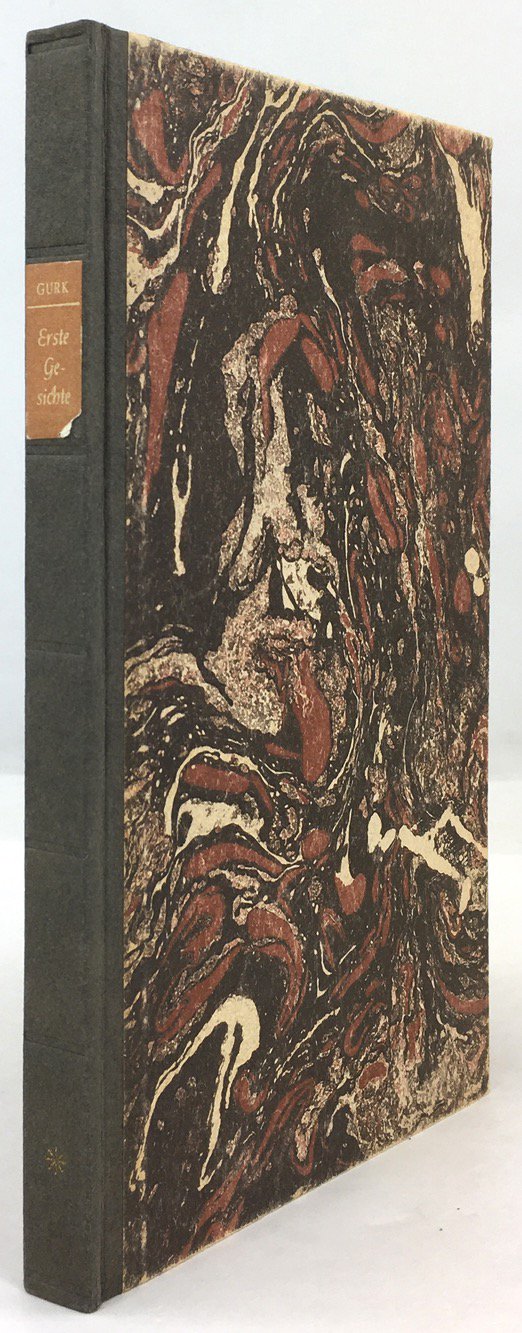 Abbildung von "Erste Gesichte. Novellen. ( Tschammer / Die Haut / Dreif&auml;ltigkeit)..."