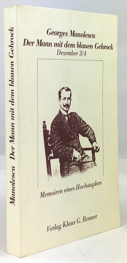 Abbildung von "Der Mann mit dem blauen Gehrock.Memoiren eines Hochstaplers. (Dezember 3/4)."