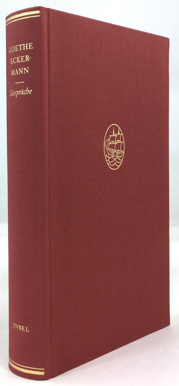 Abbildung von "Gespr&auml;che mit Goethe in den letzten Jahren seines Lebens. Neue Ausgabe..."