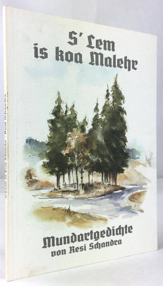 Abbildung von "S&acute;Lem is koa Malehr. (Mundartgedichte) Herausgegeben von Hanns Gruber. 1. Auflage."