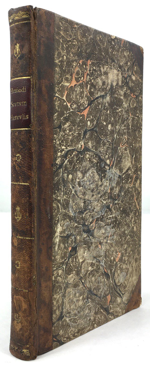 Abbildung von "Scutum Herculis cum grammaticorum scholiis graecis. Emendavit et illustravit atque praemissa praefatione ad Chr..."