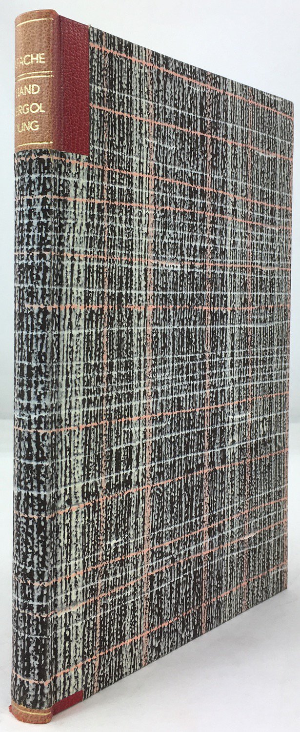 Abbildung von "Die Handvergoldung und die Dekoration von Bucheinb&auml;nden. Aus dem Franz&ouml;sischen &uuml;bersetzt durch Frederic Marle."