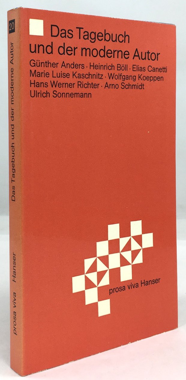 Abbildung von "Das Tagebuch und der moderne Autor. G&uuml;nther Anders, Heinrich B&ouml;ll,..."
