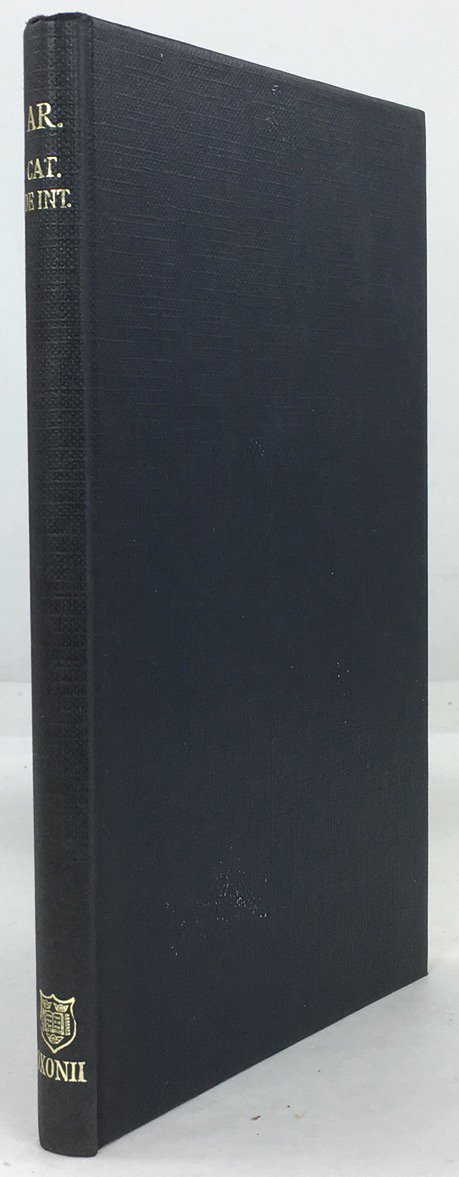 Abbildung von "Categoriae et Liber de interpretatione. Recognovit brevique adnotatione critica instruxit L. Minio-Paluello."