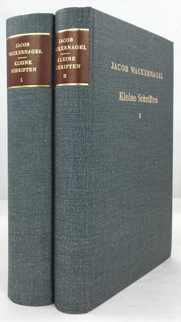 Abbildung von "Kleine Schriften. Herausgegeben von der Akademie der Wissenschaften zu G&ouml;ttingen..."